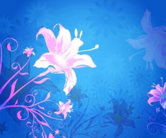 Flower Vector Background Graphic