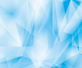 Abstract Geometrical Blue Background Vector Graphic