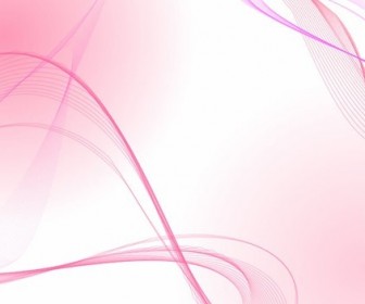 Light Pink Wave Lines Vector Background