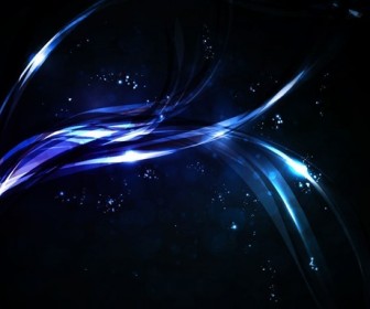 Abstract Glowing Light Dark Blue Vector Background