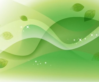 Abstract Natural Green Vector Background