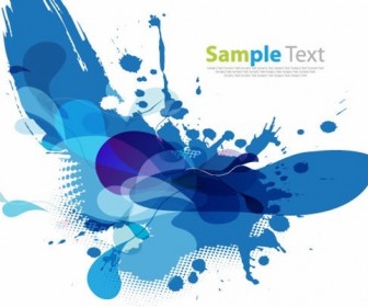 Blue Design Abstract Background Vectror Graphic