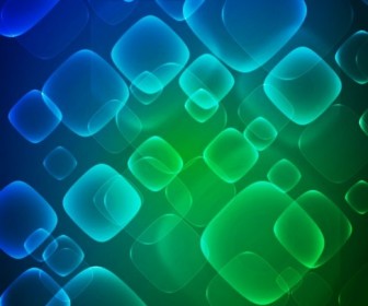 Virtual Technology Blue Green Abstract Background