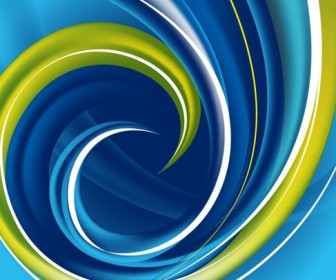 Hi-Tech Swirl Abstract Background Vector Graphic