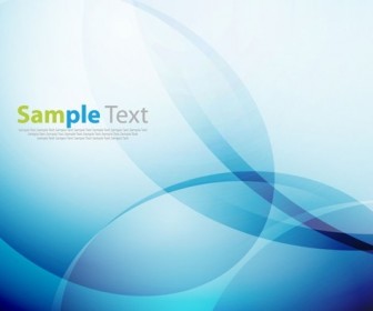 Abstract Blue Vector Background with Blending Blur Lines