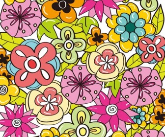 Flower Background for Design Vector Graphic