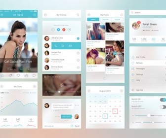 iOS 7 UI Kit Components