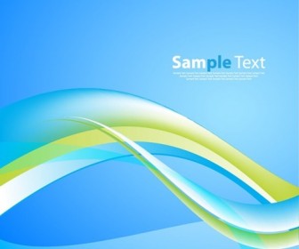 Abstract Wave Background Vector Design Graphic