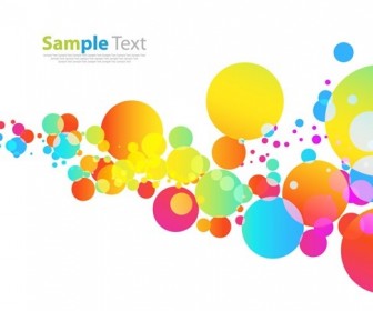 Colorful Pattern on White Background Vector Graphic