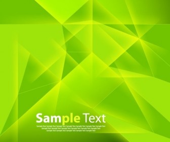 Abstract Green Polygonal Background Vector Illustration