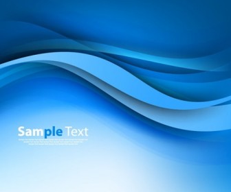 Abstract Blue Vector Background Illustration