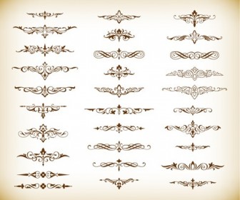 Decorative Elements Vector Graphics Set