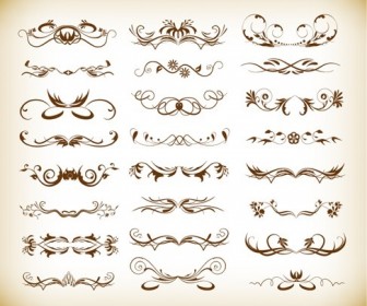 Decorative Elements Vector Graphic Set