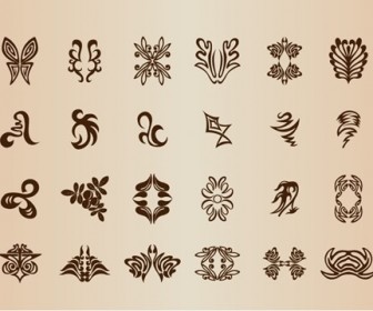 Vintage Symbol Elements Vector Set