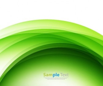 Abstract Design Green Background Vector Illustraion