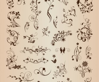 Vector Elements Vintage Ornamental Design