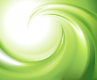 Abstract Green Blur Swirl Vector Background