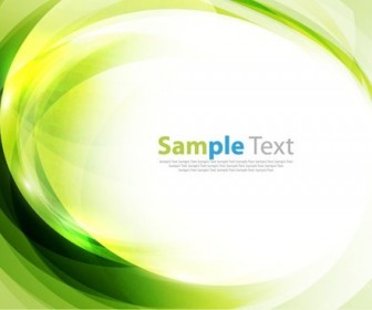 Green Abstract Art Background Vector Illustration