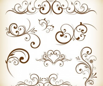 Ornament Desgin Elements Vector Illustration