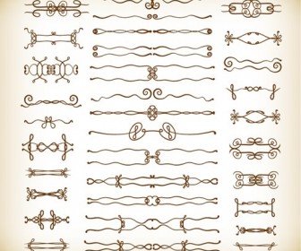 Deco Design Elements Vector Graphics