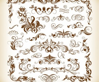 Decoration Design Elements Vector Set