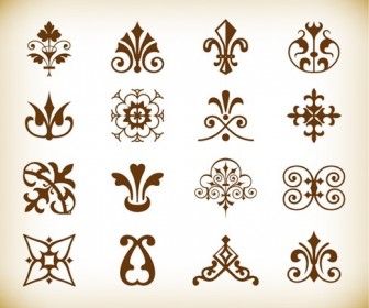 Vintage Deco Design Elements Vector Set