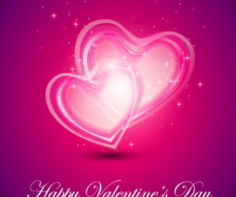 Valentine Day Background Vector Illustration