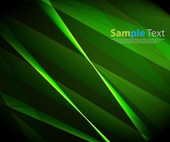 Abstract Green Artistic Background Vector Illustration