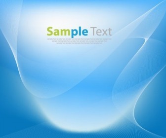 Abstract Blue Wave Design Vector Illustration Background