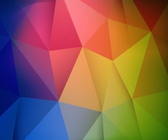 Abstract Colorful Geometric Shapes Background Vector Illustration