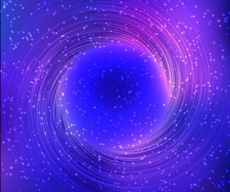 Abstract Space Galaxy Background with Light and Stars