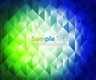 Abstract Background Consisting of Triangles Vector Illustration