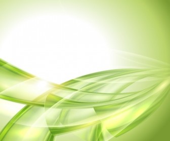 Vector Illustration of Natural Green Abstract Background