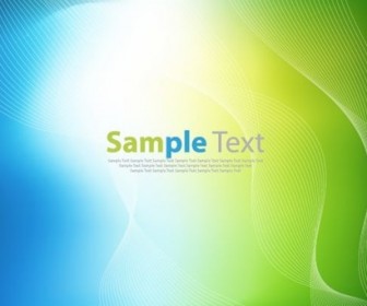 Green and Blue Design Abstract Background Vector Illustration