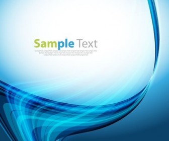 Abstract Design Blue Background Vector Illustration