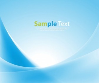 Blue Smooth Abstract Background Vector Illustration