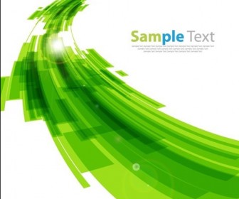 Green Modern Design Abstract Background Vector Illustration