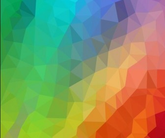 Colorful Low Poly Abstract Background Vector Illustration