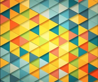 Abstract Polygon Triangles Background Illustration