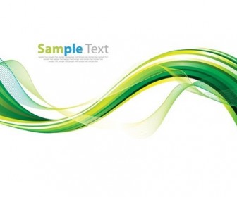 Smooth Wave Abstract Background Vector Illustration