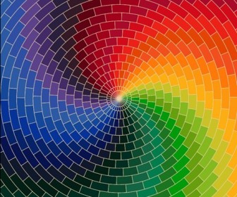 Vector Colorful Mosaic Abstract Background