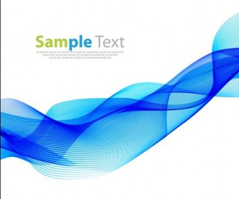 Abstract Waves Design Element Background Vector Illustration