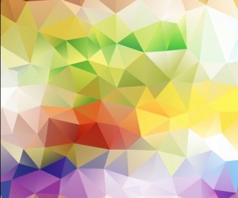 Abstract Colorful Triangle Background Vector Illustration