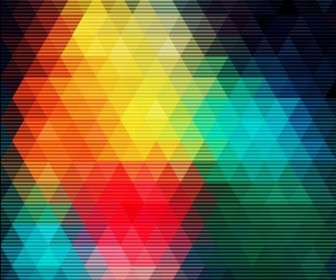 Trend Color Abstract Background Vector Illustration