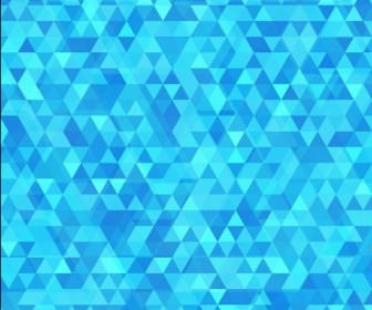 Blue Mosaic Vector Background