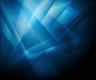 Abstract Blue Beautiful Design Background Vector Illustration