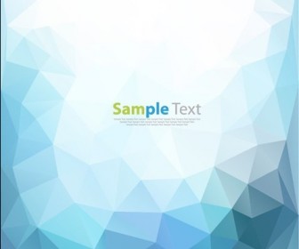 Blue Low Poly Abstract Background Vector Illustration