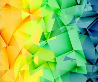 Colorful Messy Low Poly Style Abstract Background Vector Illustration