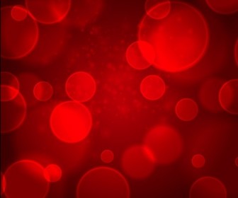 Red Bokeh Background