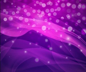 Purple Red Shiny Wave Abstract Background